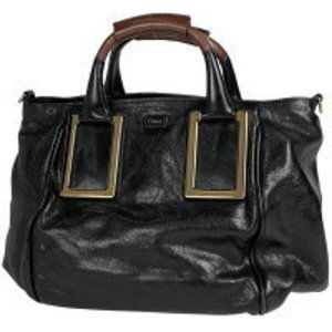 Chloe Ethel Shoulder Bag leather black